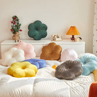 HKM-600787 Soft Flower Cushion for Sofa - 45cm Polyester Fiber with Pearl Cotton Filling