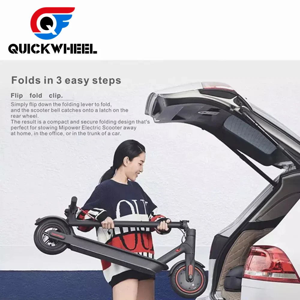 HKM-600851 36V Foldable Electric Scooter with Brushless Motor, Full Suspension, Digital Controls, Waterproof, Max Speed 25km/h, Range 10-30km