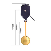 HKM-600851 DIY Quartz Pendulum Clock Movement with Accessories for Wall Clock Repair and Customization