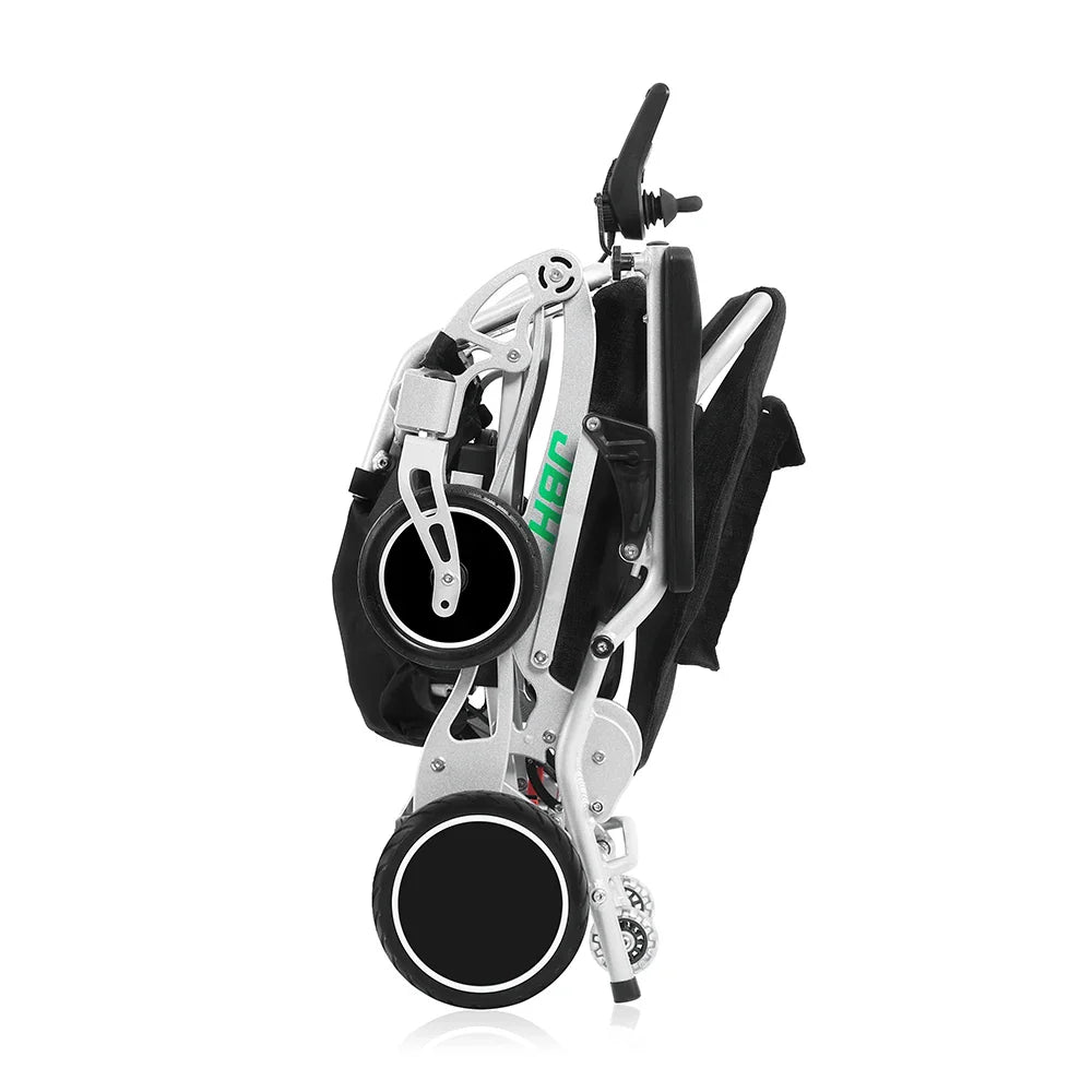 HKM-600851 Electric Wheelchair with Dual 180W Motors, Removable Battery, CE Certified, Aluminum Alloy Frame, 20km Driving Range