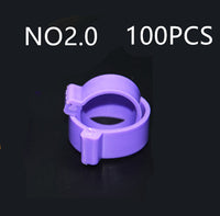 HKM-6009149 Colorful Open Ring Poultry Foot Rings - 100 PCS, 16mm Diameter for Chicken Farms