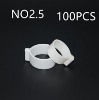 HKM-6009149 Colorful Open Ring Poultry Foot Rings - 100 PCS, 16mm Diameter for Chicken Farms