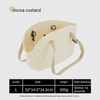 HKM-6009533 Portable Lightweight Pet Shoulder Bag for Cats and Dogs - Large Capacity, Soft EVA Material