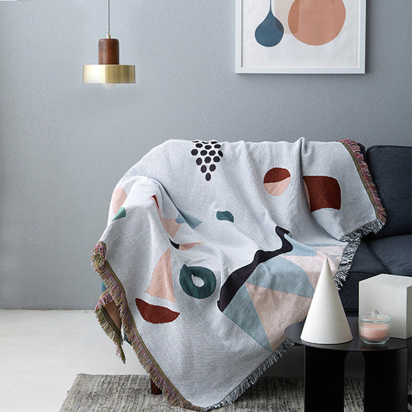 HKM-600979 Multifunctional Cotton-Blend Sofa Towel for Single, Two-Seater, and Three-Seater Sofas