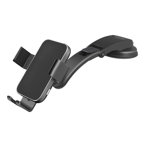 HKM-601043 15W Fast Wireless Car Charger with Magnetic Mount - Automatic Induction, Type-C Interface