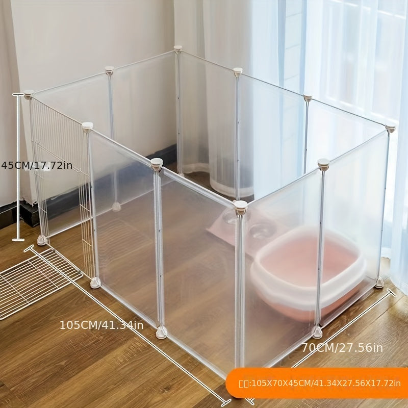 HKM-6010557 Indoor Dog Pen for Small to Medium Dogs – Versatile Home Isolation and Kennel Fence with Access Door