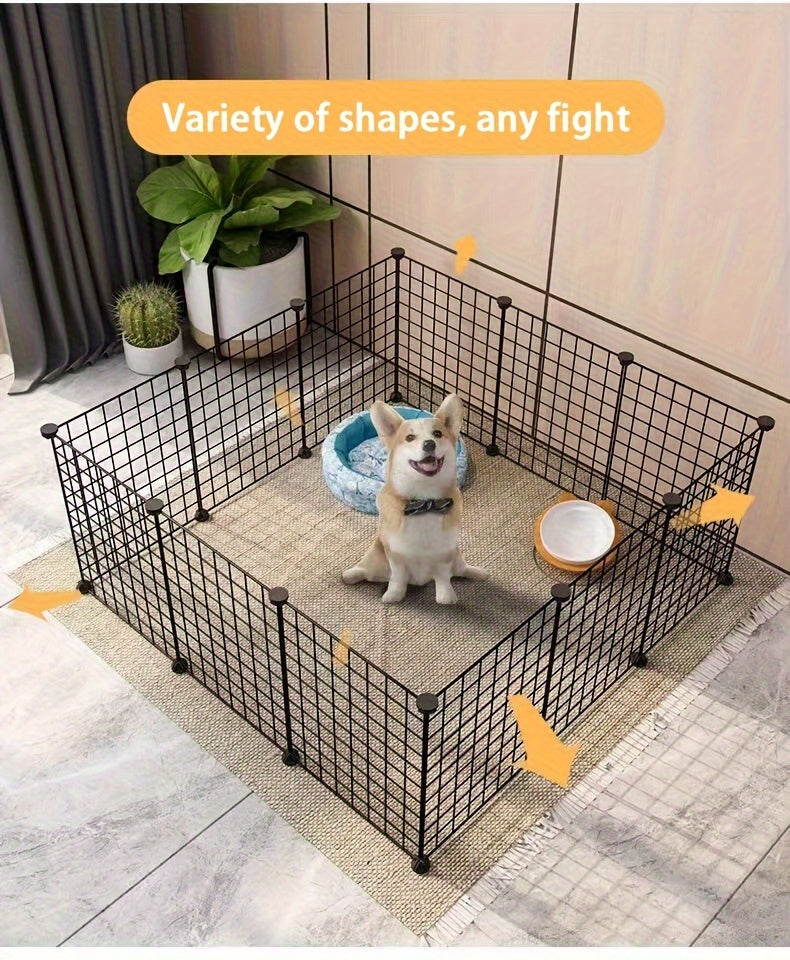 HKM-6010557 Indoor Dog Pen for Small to Medium Dogs – Versatile Home Isolation and Kennel Fence with Access Door