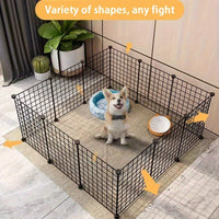 HKM-6010557 Indoor Dog Pen for Small to Medium Dogs – Versatile Home Isolation and Kennel Fence with Access Door