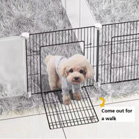 HKM-6010557 Indoor Dog Pen for Small to Medium Dogs – Versatile Home Isolation and Kennel Fence with Access Door
