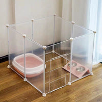 HKM-6010557 Indoor Dog Pen for Small to Medium Dogs – Versatile Home Isolation and Kennel Fence with Access Door