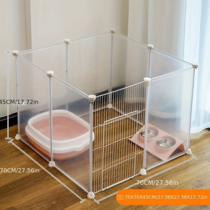 HKM-6010557 Indoor Dog Pen for Small to Medium Dogs – Versatile Home Isolation and Kennel Fence with Access Door