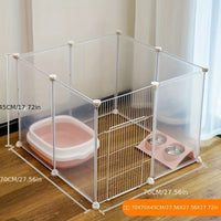 HKM-6010557 Indoor Dog Pen for Small to Medium Dogs – Versatile Home Isolation and Kennel Fence with Access Door