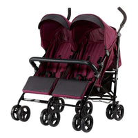 HKM-601171 Lightweight Twin Umbrella Stroller for Infants and Toddlers with Easy Fold and Adjustable Canopy