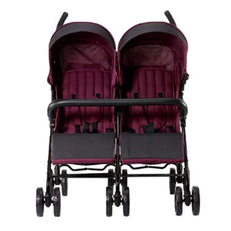 HKM-601171 Lightweight Twin Umbrella Stroller for Infants and Toddlers with Easy Fold and Adjustable Canopy