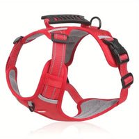 HKM-6012349 Adjustable Dog Chest Harness with Traction Rope - Available in Multiple Colors