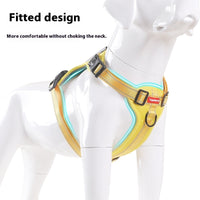 HKM-6012349 Adjustable Dog Chest Harness with Traction Rope - Available in Multiple Colors