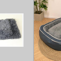 HKM-6013117 Cozy Cotton Puppy Sleeping Bag Bed - Soft Warming Cushion for Small Dogs
