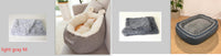 HKM-6013117 Cozy Cotton Puppy Sleeping Bag Bed - Soft Warming Cushion for Small Dogs