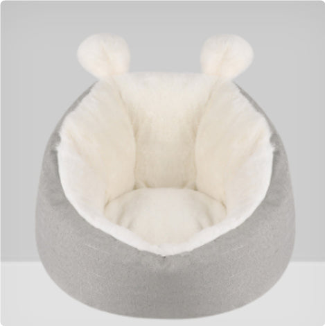 HKM-6013117 Cozy Cotton Puppy Sleeping Bag Bed - Soft Warming Cushion for Small Dogs