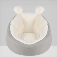 HKM-6013117 Cozy Cotton Puppy Sleeping Bag Bed - Soft Warming Cushion for Small Dogs
