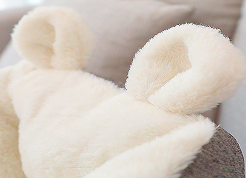 HKM-6013117 Cozy Cotton Puppy Sleeping Bag Bed - Soft Warming Cushion for Small Dogs