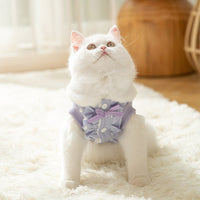 HKM-6013629 Thickened Flannel Vest for Kittens and Puppies - Available in Purple, Orange, Pink