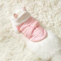 HKM-6013629 Thickened Flannel Vest for Kittens and Puppies - Available in Purple, Orange, Pink