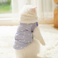 HKM-6013629 Thickened Flannel Vest for Kittens and Puppies - Available in Purple, Orange, Pink