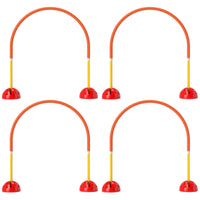 HKM-6013885 4-Piece Adjustable Dog Agility Equipment Set with Carry Bag - Portable and Easy to Assemble