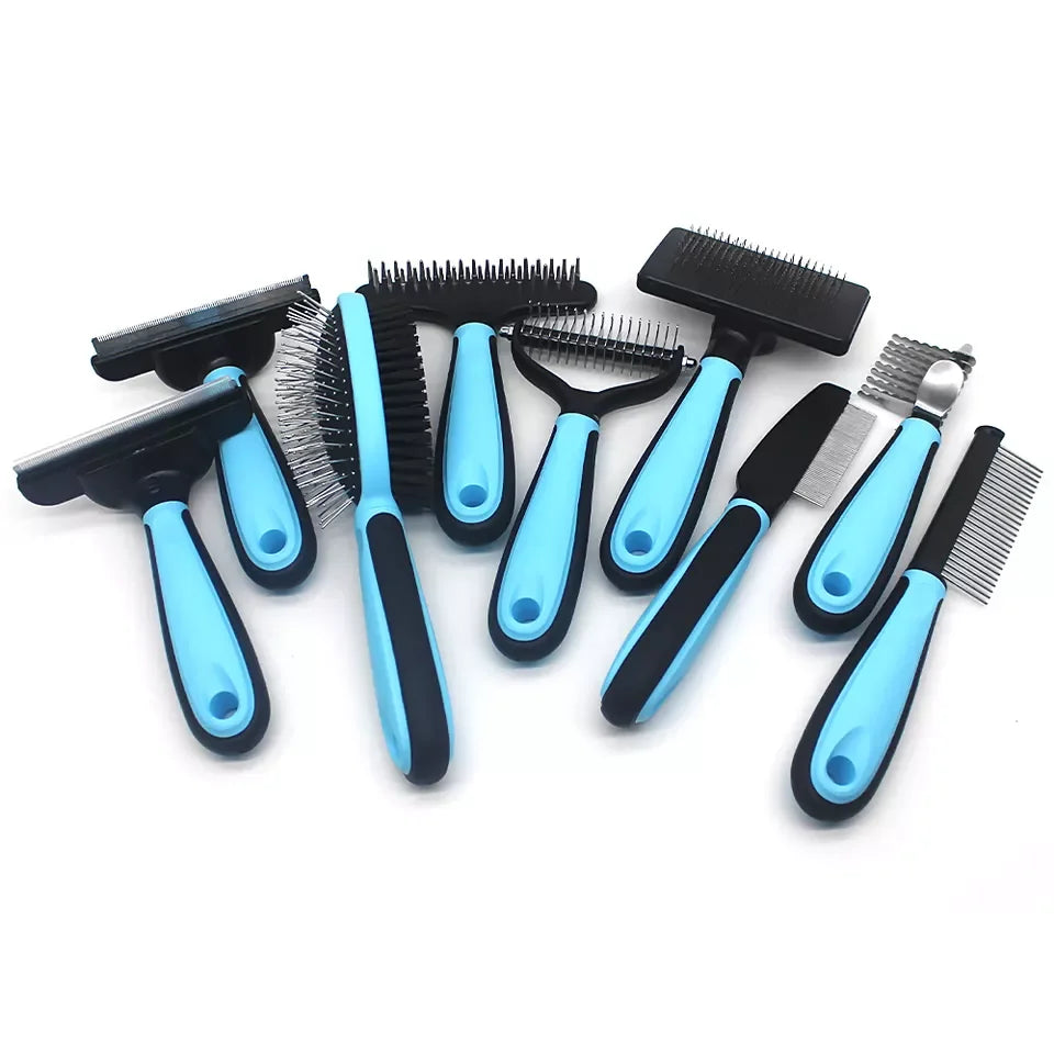 HKM-601491 Pet Grooming Kit - Dog Brush and Cat Comb for Efficient Fur Care