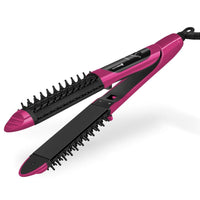 HKM-601619 Dual-Use Anti-Scalding Hair Styler with Adjustable Temperature Settings