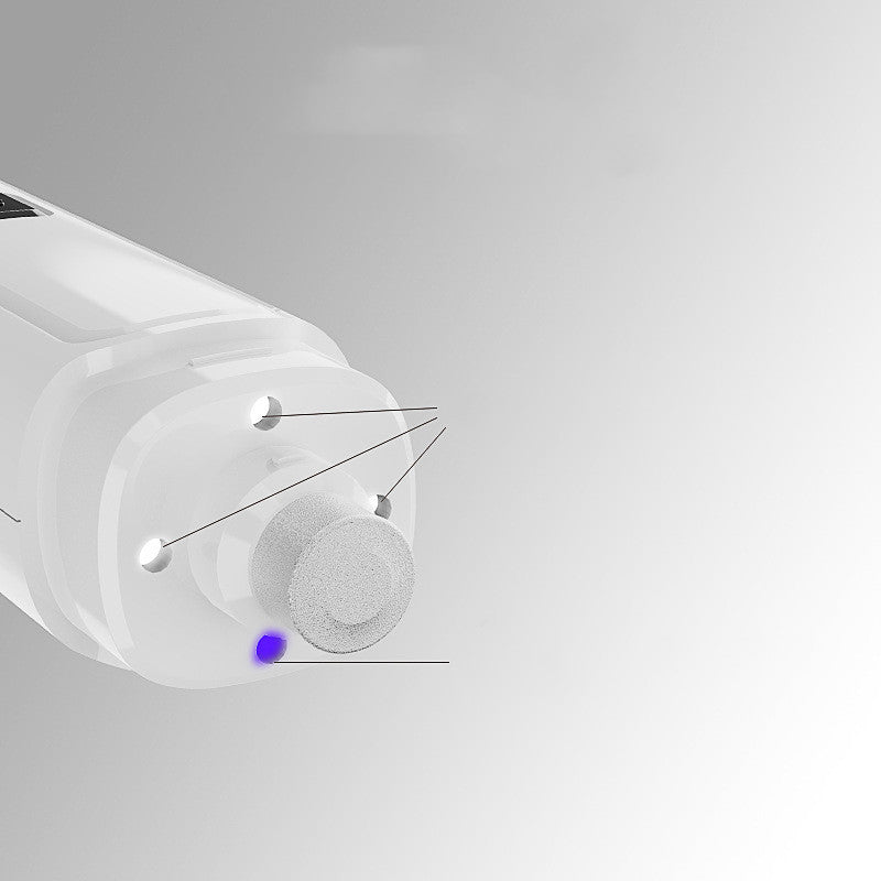 HKM-6016829 Rechargeable Pet Nail Polisher with 4 LED Lights for Medium and Large Dogs and Cats