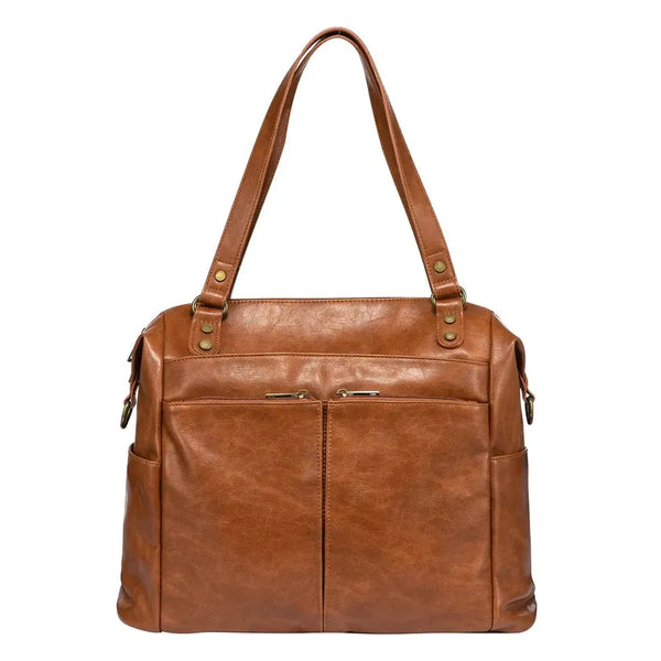 HKM-601683 Stylish PU Leather Tote Bag for Women - Large Capacity Shoulder Handbag for Office and Daily Use
