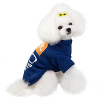 HKM-6017213 Casual Knit Sweatshirt for Pets in Green, Wine Red, and Blue - Various Sizes Available