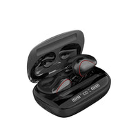 HKM-601875 Dual Ear Wireless Bluetooth Headset with Voice Control and NFC - 10M Range, Multi-Point Connection, Stereo Sound in Black, Gold, Grey