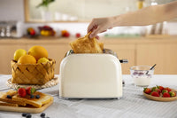 HKM-601875 Stainless Steel 2-Slice Electric Sandwich Toaster with Smart Features