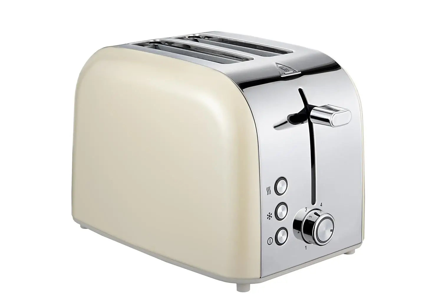 HKM-601875 Stainless Steel 2-Slice Electric Sandwich Toaster with Smart Features