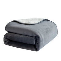 HKM-6018877 Waterproof Lambswool Pet Blanket - Available in Gray, Navy Blue, Camel, and Brown (75x100cm, 150x127cm)
