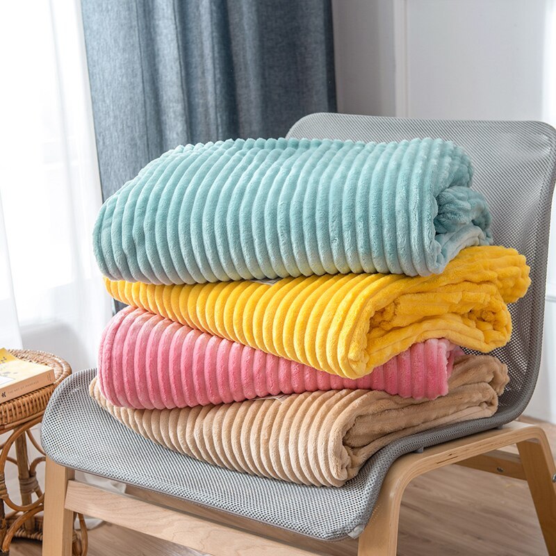 HKM-601939 Solid Flannel Sheet Set in Soft Polyester Fiber for Comfortable Sleep