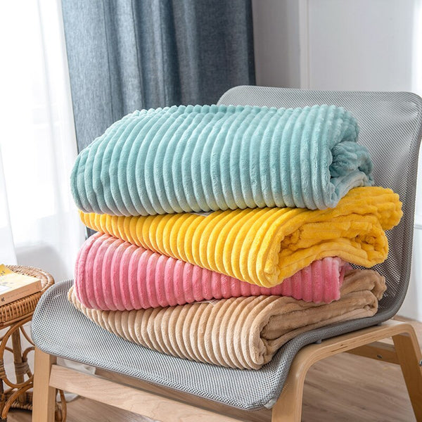 HKM-601939 Solid Flannel Sheet Set in Soft Polyester Fiber for Comfortable Sleep