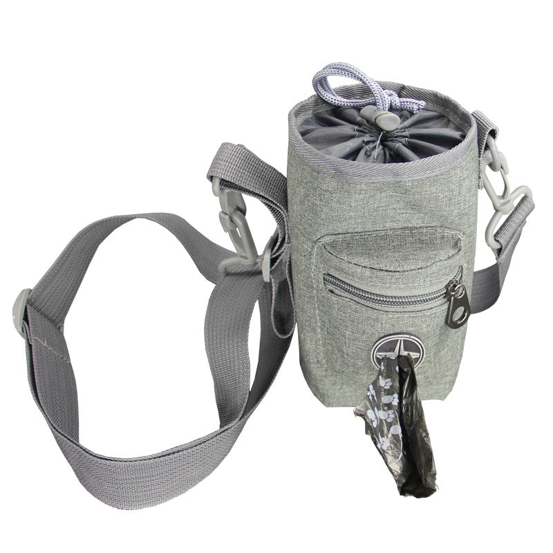 HKM-6021053 Multifunctional Oxford Cloth Pet Training Snack Bag - Dark Grey, Dark Blue, Denim Blue, Coral Powder, Soft Waist Satchel