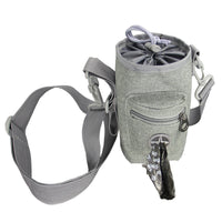 HKM-6021053 Multifunctional Oxford Cloth Pet Training Snack Bag - Dark Grey, Dark Blue, Denim Blue, Coral Powder, Soft Waist Satchel