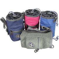 HKM-6021053 Multifunctional Oxford Cloth Pet Training Snack Bag - Dark Grey, Dark Blue, Denim Blue, Coral Powder, Soft Waist Satchel