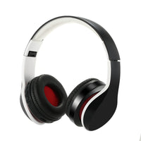 HKM-602195 Foldable Waterproof Bluetooth Headphones with Mic, 11 Hours Talk Time, Rechargeable Battery, and TF Card Support