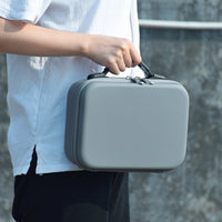 HKM-602195 Portable Grey Handbag for DJI OM4 and OSMO Mobile 3 - Waterproof Nylon Storage with Soft Handle