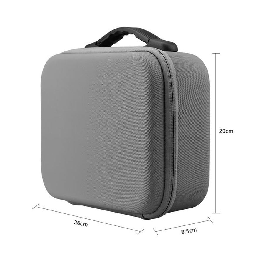 HKM-602195 Portable Grey Handbag for DJI OM4 and OSMO Mobile 3 - Waterproof Nylon Storage with Soft Handle
