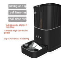 HKM-6022589 Smart Pet Feeder with Real-time Voice and Video, 3L Capacity, WiFi Connection, for Cats and Dogs