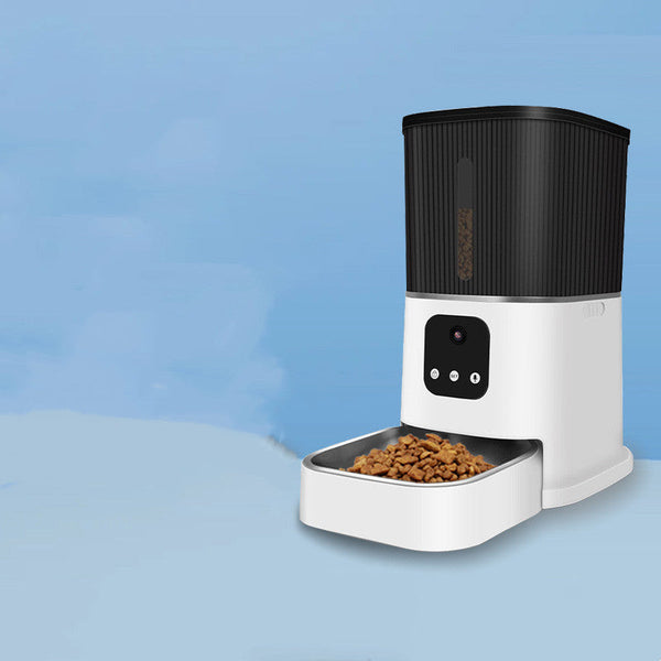 HKM-6022589 Smart Pet Feeder with Real-time Voice and Video, 3L Capacity, WiFi Connection, for Cats and Dogs