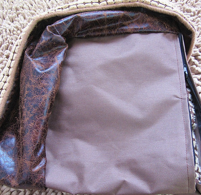 HKM-6022845 Washable Teddy Dog Nest Pad for Golden Retrievers - Comfortable Corn Velvet & Suede Design