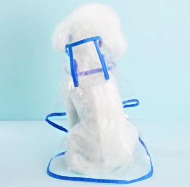 HKM-6022973 Durable Plastic Pet Raincoat for Small Dogs